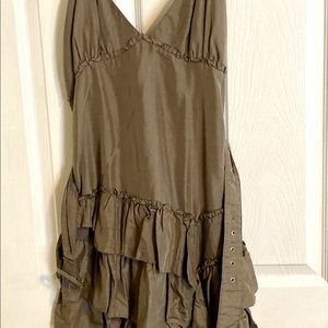 Bebe Silk Shitake Cocktail Party dress